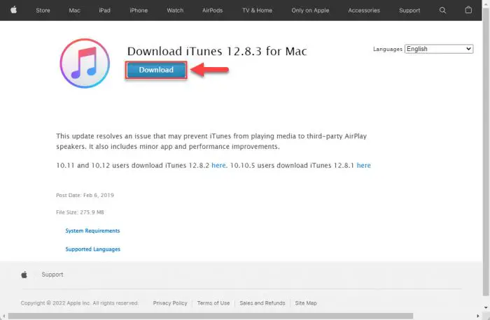 iTunes下载Mac 1