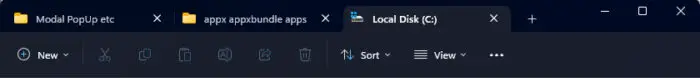 Difference Between A Modal, Pop-Up, Popover, Lightbox, Window, Tab, And Dialog Box 6 多个选项卡在一个窗口的例子