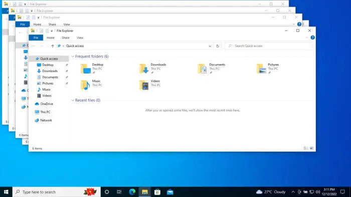 How To Move Off-Screen Window Using Keyboard To Bring It On-Screen 6 文件资源管理器窗口级联