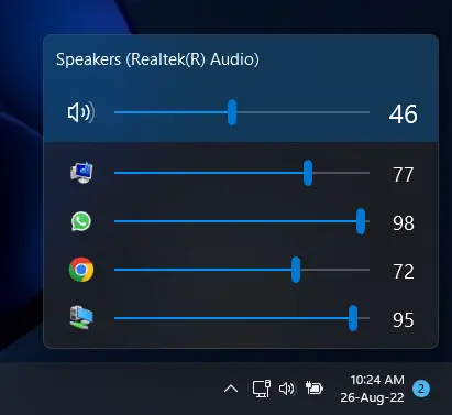 5 Ways To Open Volume Mixer In Windows 11/10 13 管理卷使用耳朵小号