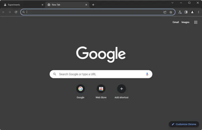 新的Google Chrome用户界面