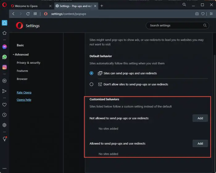 How to Disable Pop-Up Blockers in Web Browsers 20 歌剧选择性