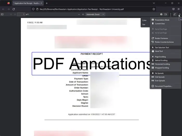 106年PDF annocations在Firefox
