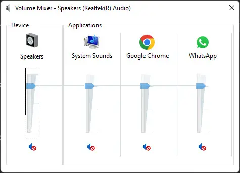 5 Ways To Open Volume Mixer In Windows 11/10 1 Windows体积混合