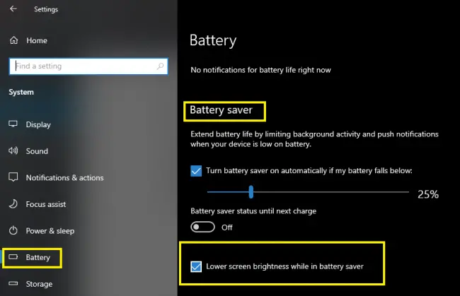 5 ways to Change Brightness On Windows 10 Screen 5 2 17