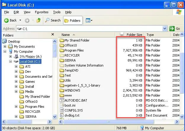 How To Show Folder Size In Windows 9 如何给文件夹大小在Windows 1吗