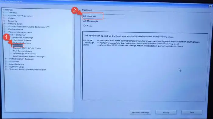 Fastboot设置为最小