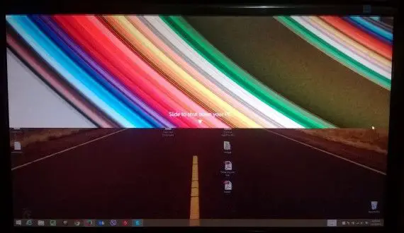 在Windows 8.1幻灯片关闭效果