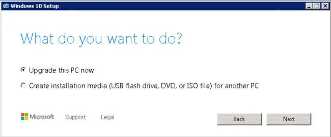 从Windows 7升级到Windows 10使用媒体创建工具