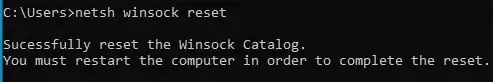 winsock重置