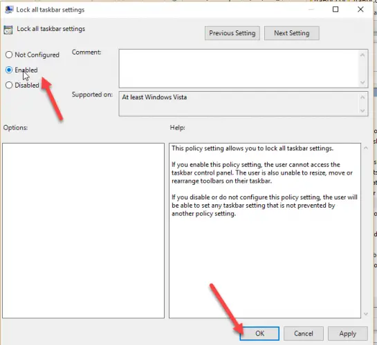 2方法禁用Windows 10任务栏2的所有设置