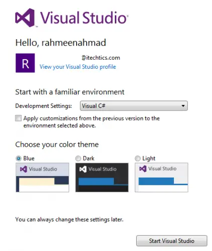 Visual Studio 2013